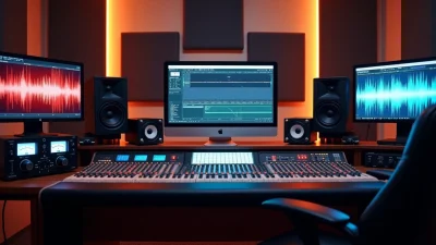 Audio mastering studio showing waveform analysis and optimal streaming LUFS levels for balanced loudness and clarity